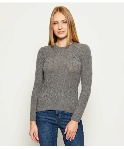 

Шерстяной свитер Джулианны Regular fit Polo Ralph Lauren, серый