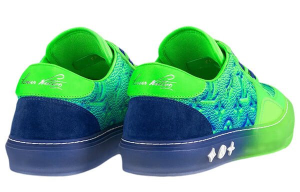 Кроссовки ollie richelieu sneakers 'green' Louis Vuitton, зеленый — фото 4