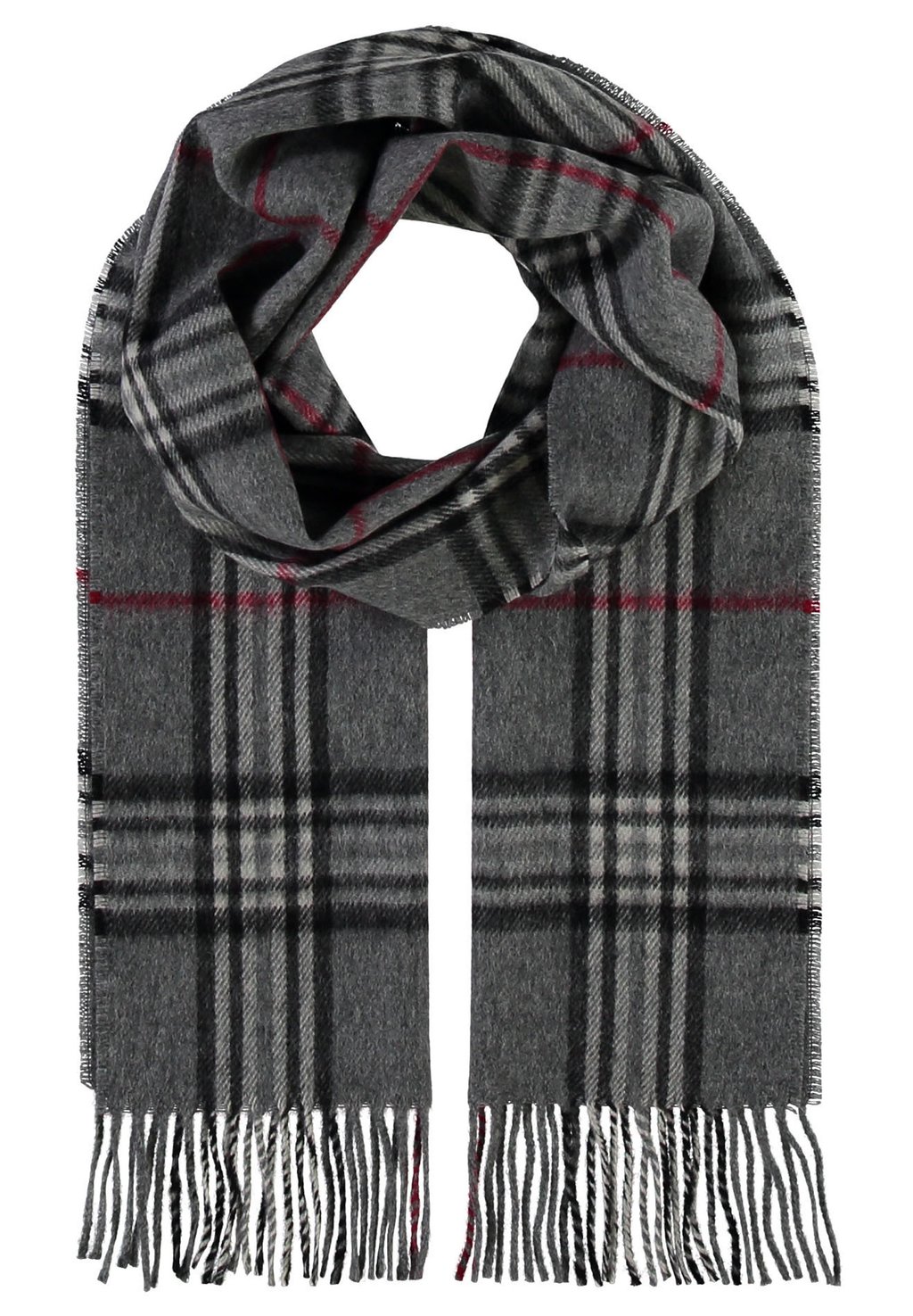 

Шарф PLAID FRAAS, серый