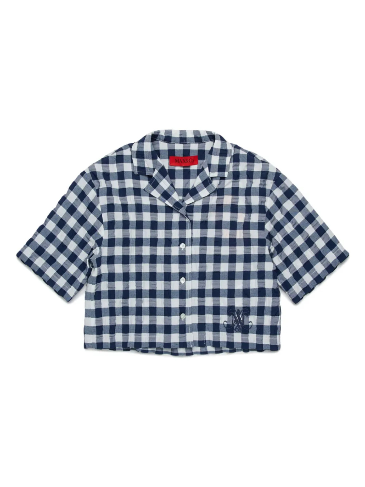 

MAX&Co. Kids рубашка в клетку, синий