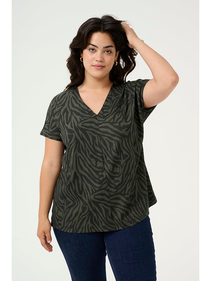 

Kaffe Блузка цвета хаки/черный