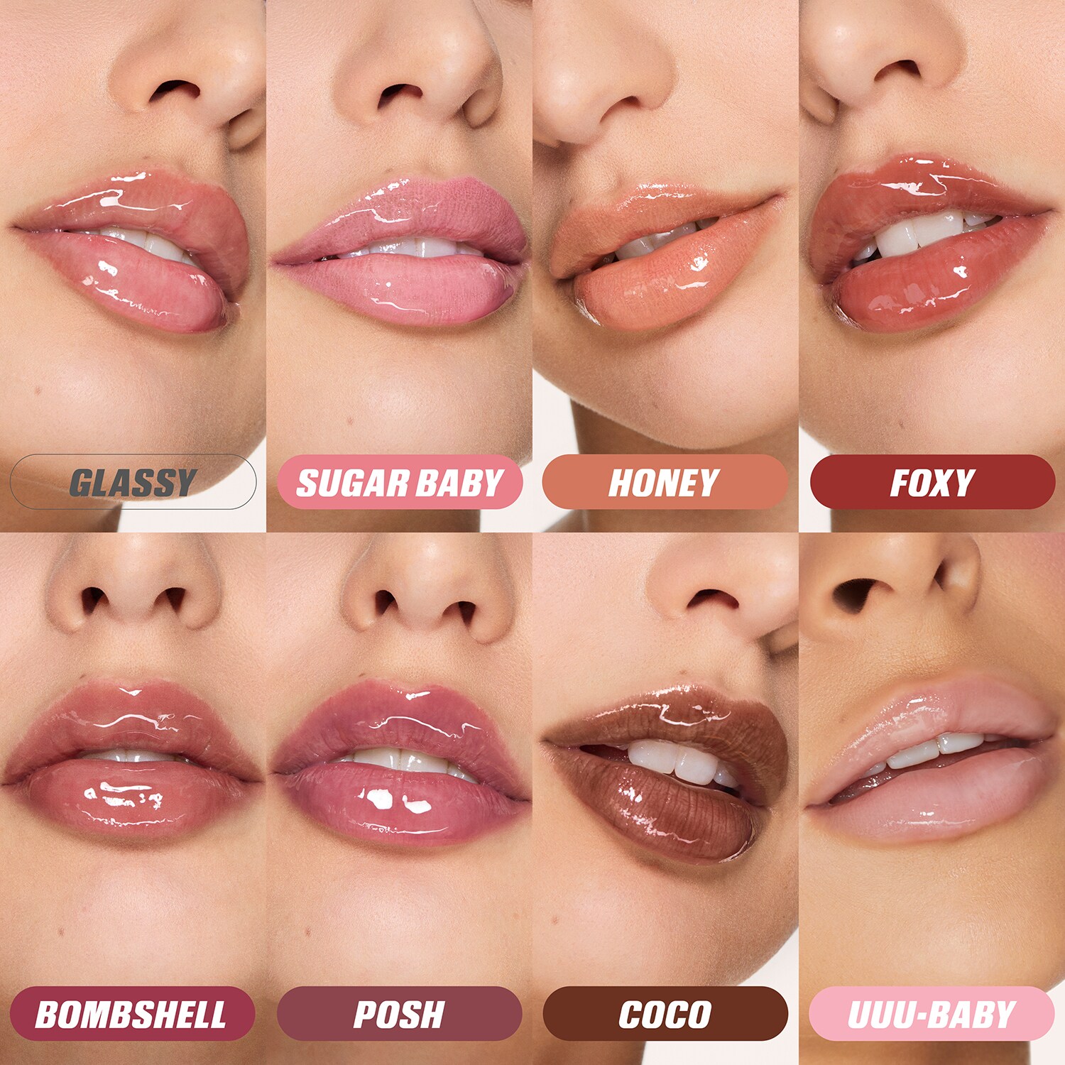 Блеск для губ с высоким блеском Faux Filler Huda Beauty, She Fire (3,9 ml) — фото 3