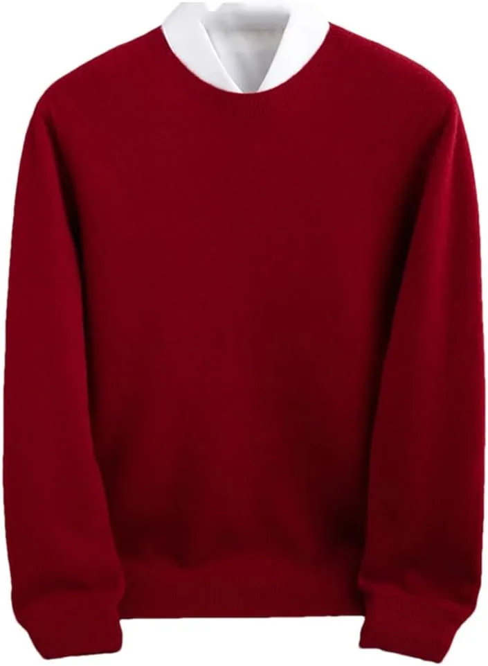 

Мужской свитер из 100% мериносовой шерсти, воротник-гольф