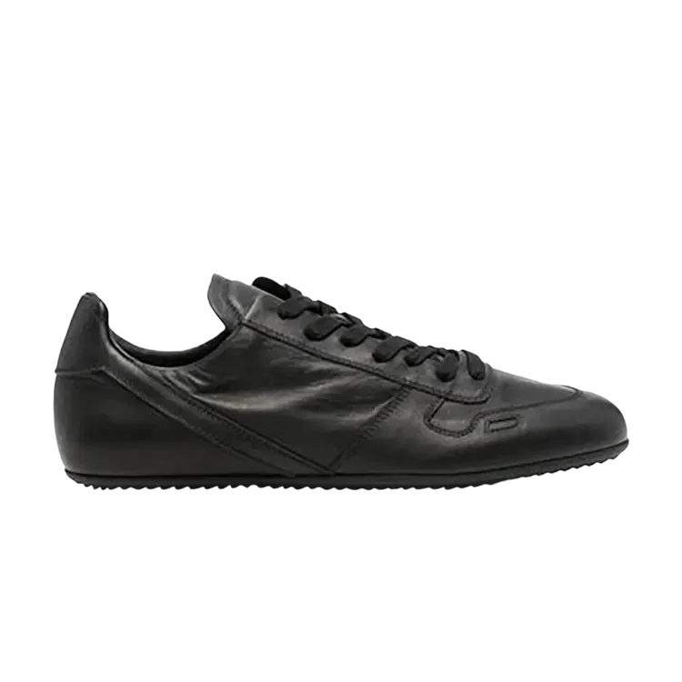 Кроссовки Rick Owens Minimal Low Top Sneaker, черный