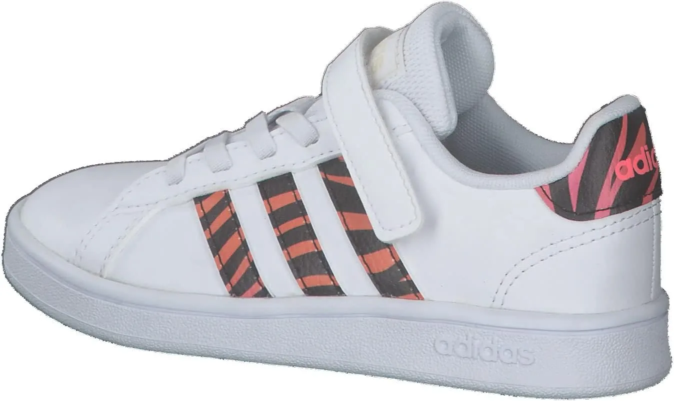 Детские кроссовки Grand Court C унисекс adidas, черный — фото 3