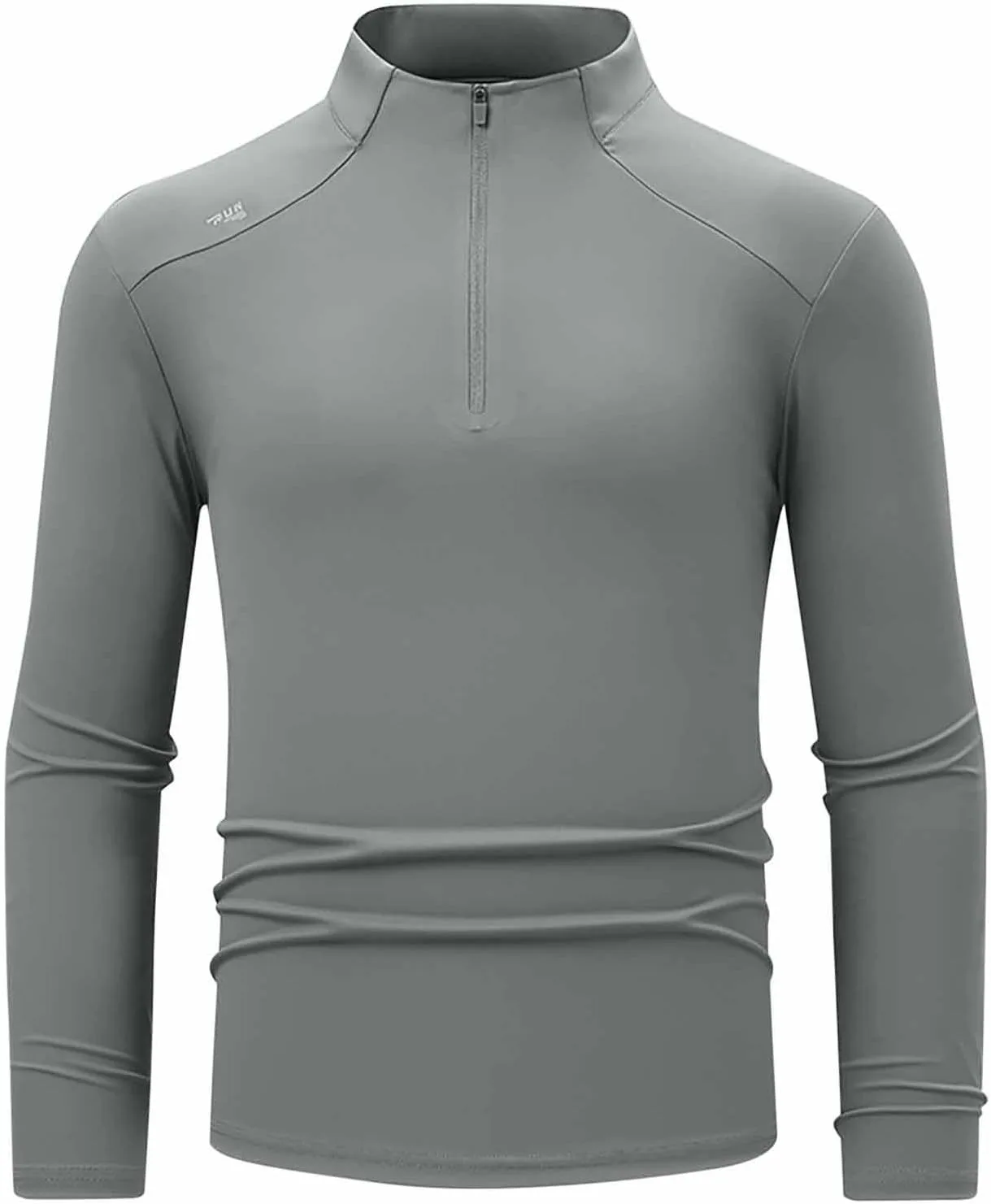 

Мужская футболка Quarter Zip Pullovers с воротником-стойкой и длинными рукавами Cambkatl