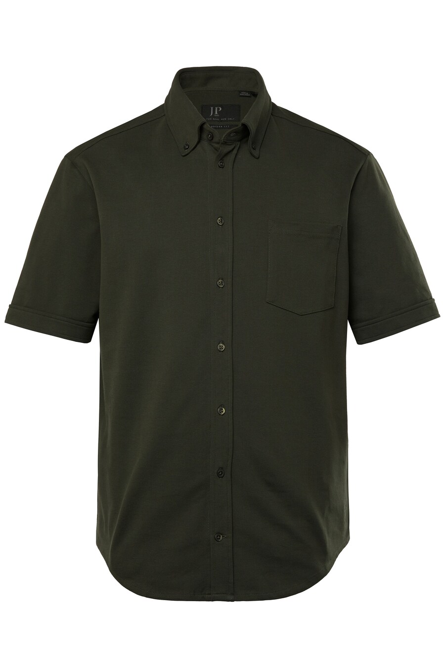 

Рубашка на пуговицах классического кроя JP1880, Dark green