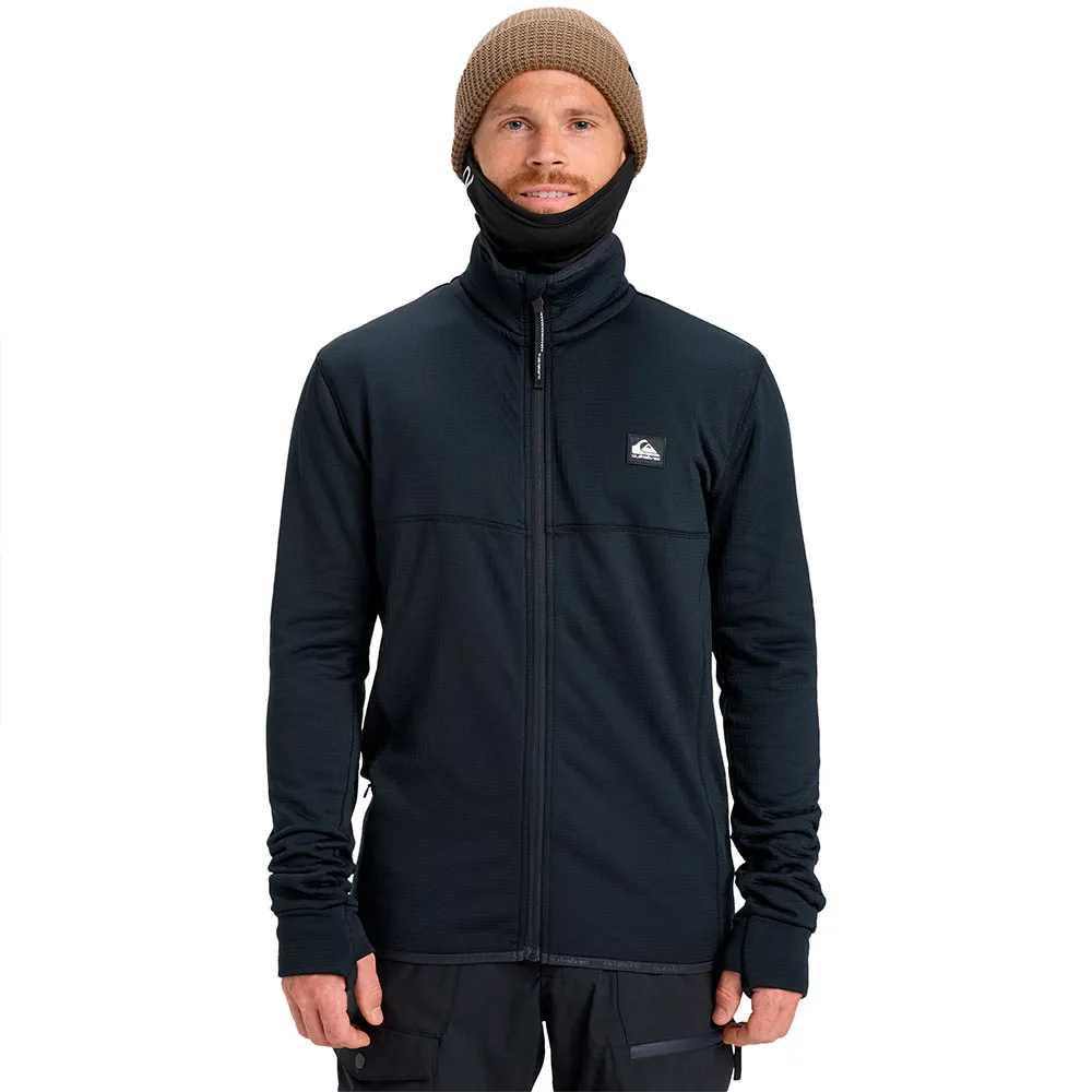 

Флис Quiksilver Steep Point full zip, черный