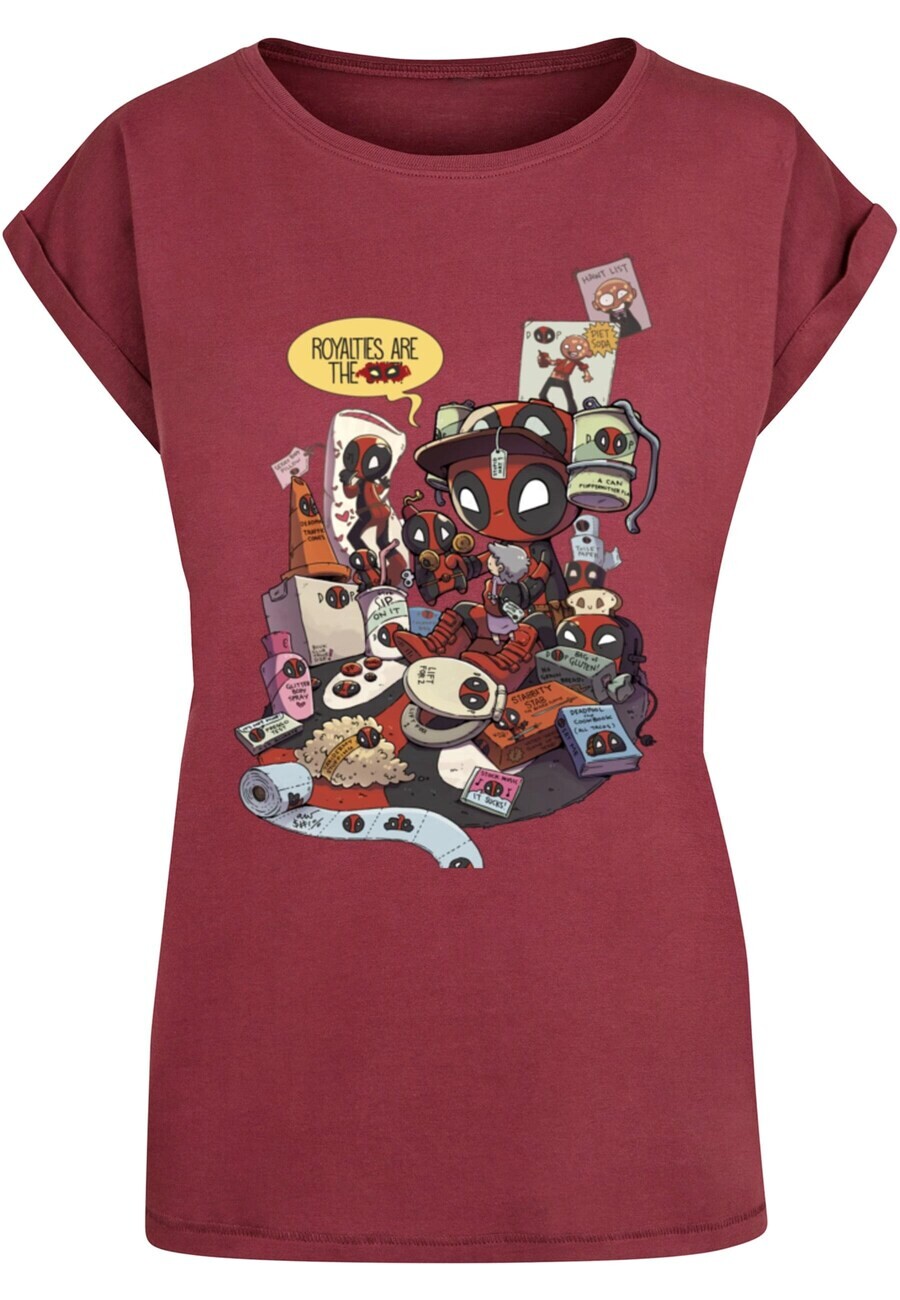 

Футболка ABSOLUTE CULT Shirt Deadpool - Merchandise Royalties, цвет cherry red