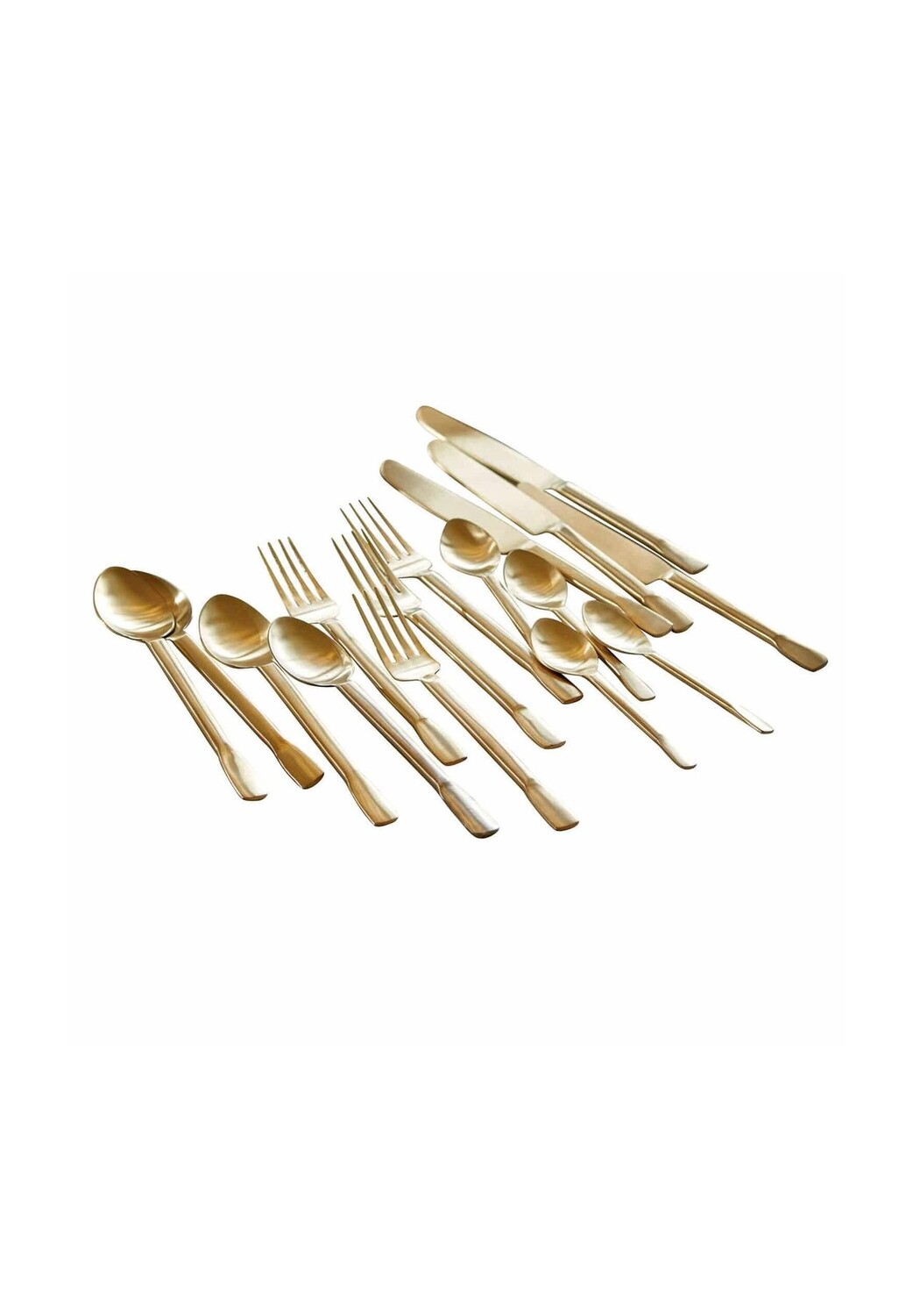 

Золотые столовые приборы Malroy Loberon, gold
