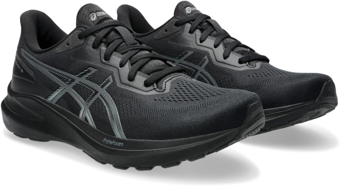 Беговые кроссовки Asics GT-1000 13 для мужчин, черный/серый/стальной — фото 2