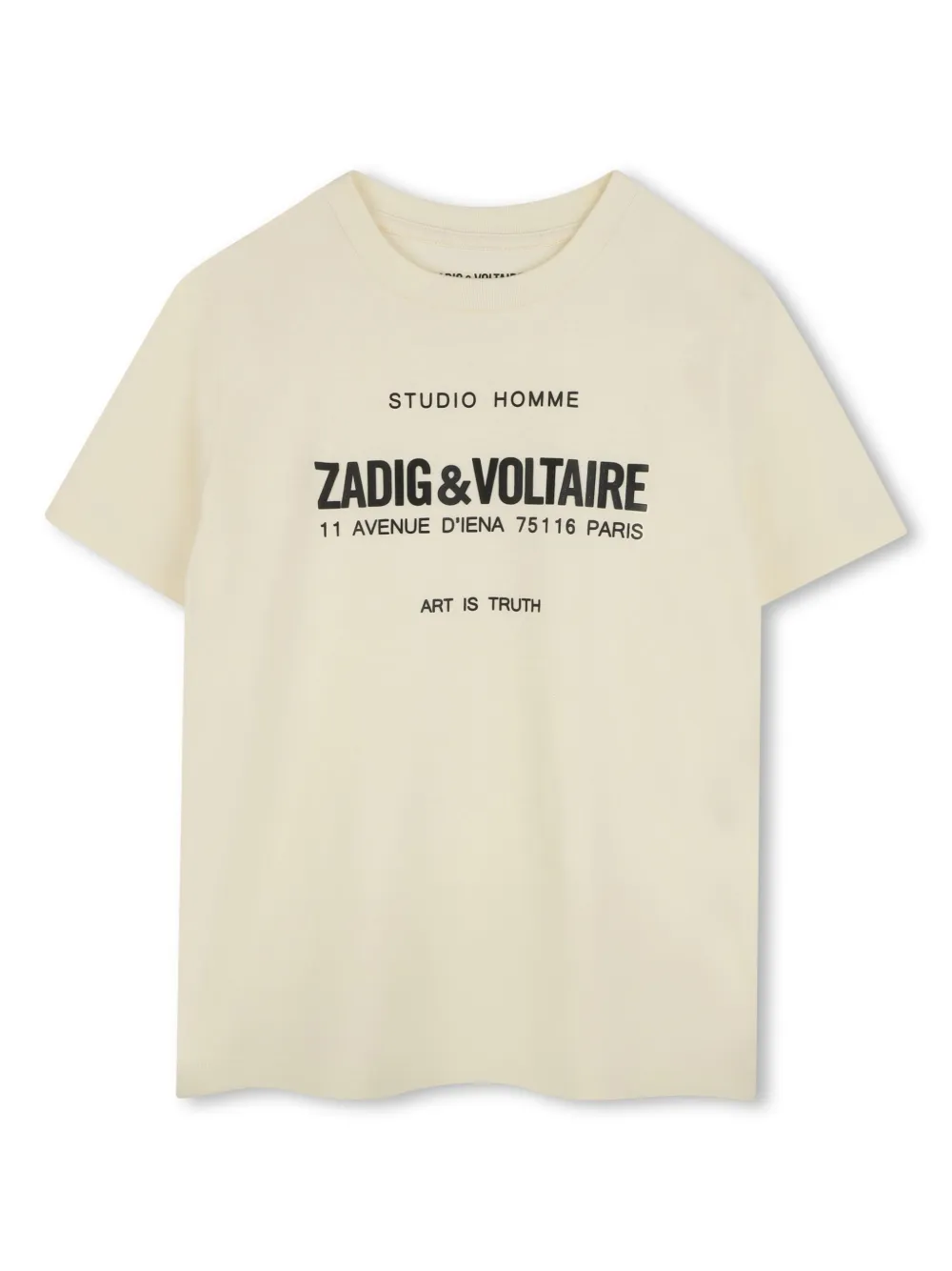 

Футболка с логотипом Zadig & Voltaire Kids, нейтральный