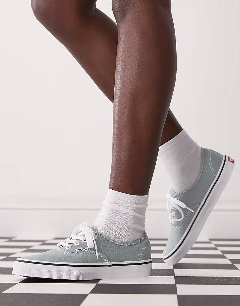 Кроссовки Vans Authentic Color Theory светло-серого цвета
