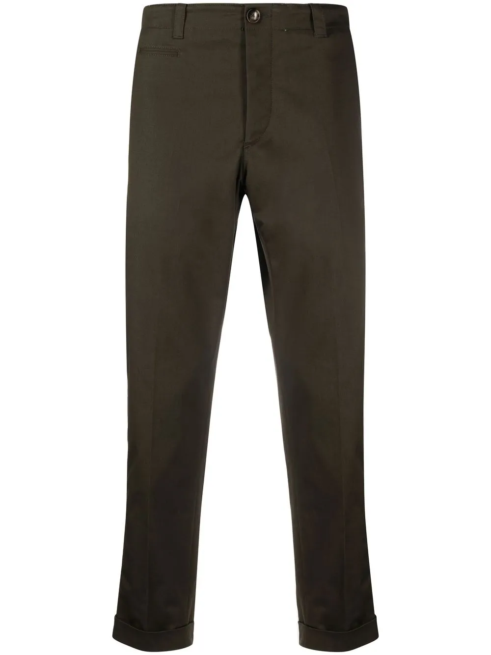 

Укороченные брюки с пряжкой Pt Torino, зеленый