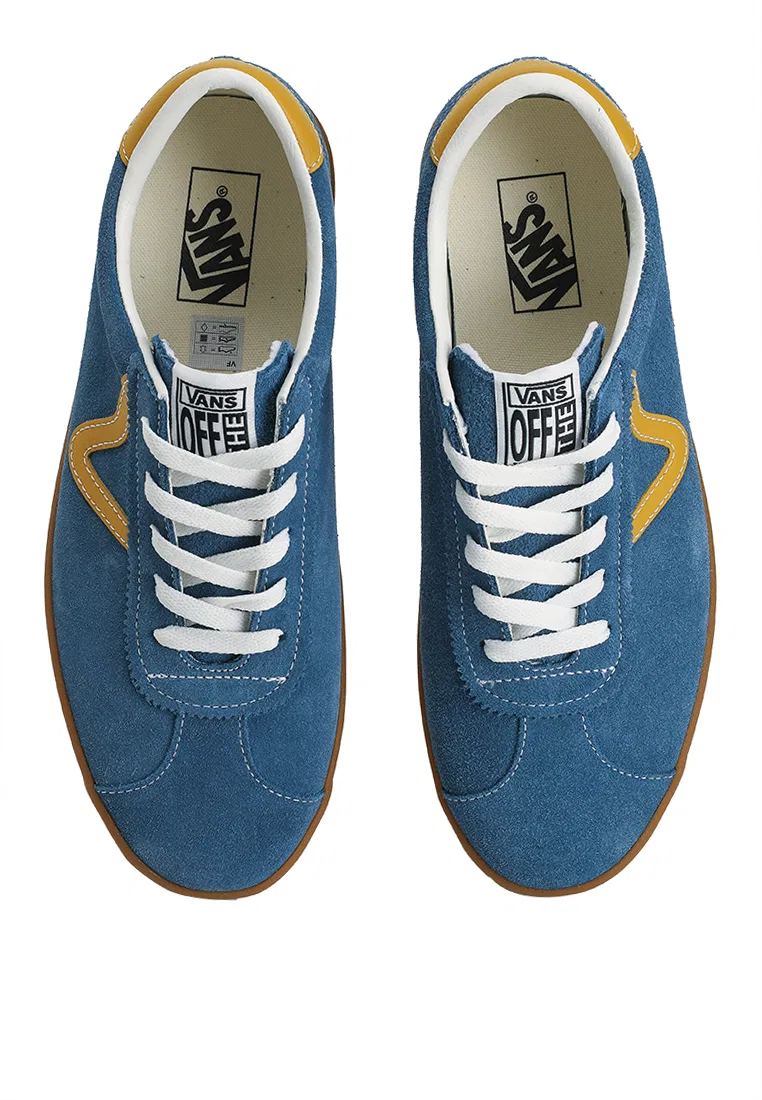 Кроссовки мужские низкие, Sport Low Sneakers Vans, синий/желтый — фото 4