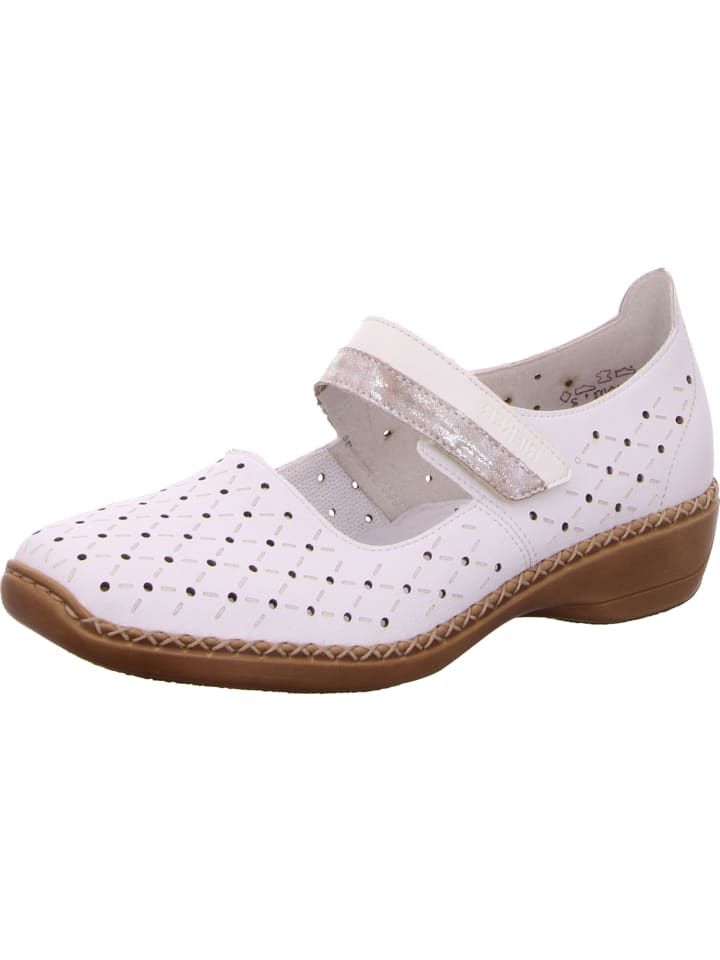 

Элегантные туфли на шнуровке rieker Halbschuhe, цвет weiss/rose-metallic/bianco