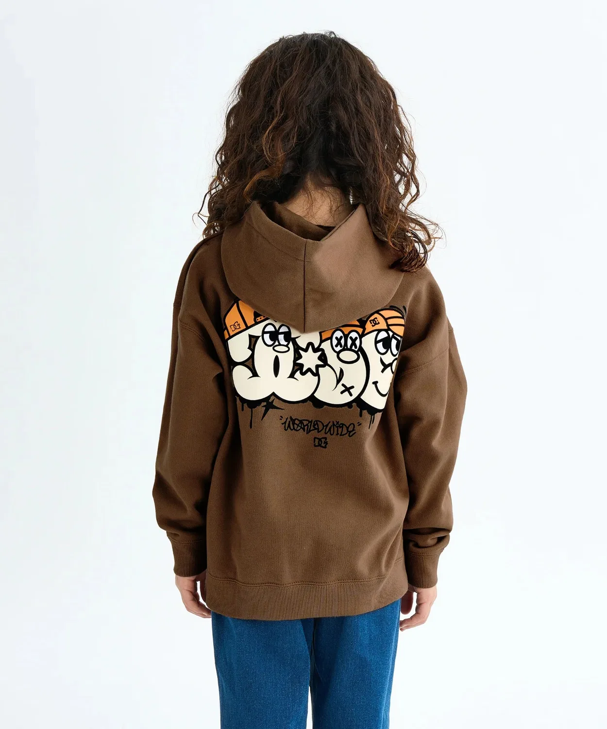 Детский пуловер-худи DC Shoes 25 KD SK CREW PH, коричневый