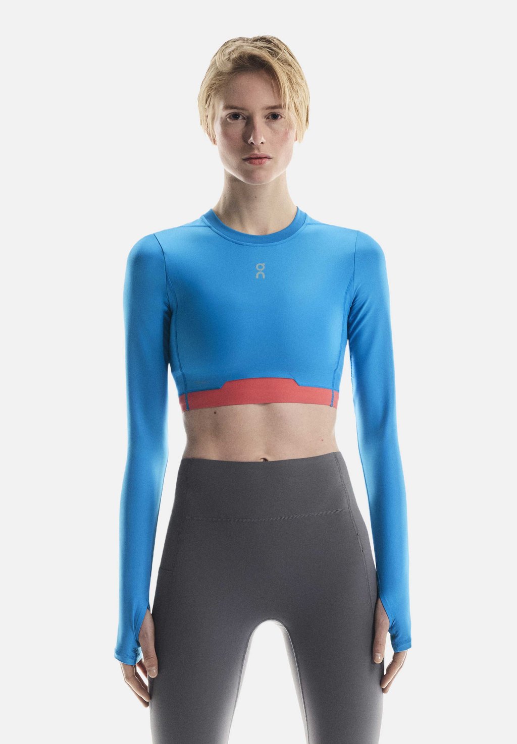 

Топ с длинными рукавами ACTIVE CROP On, светло-голубой