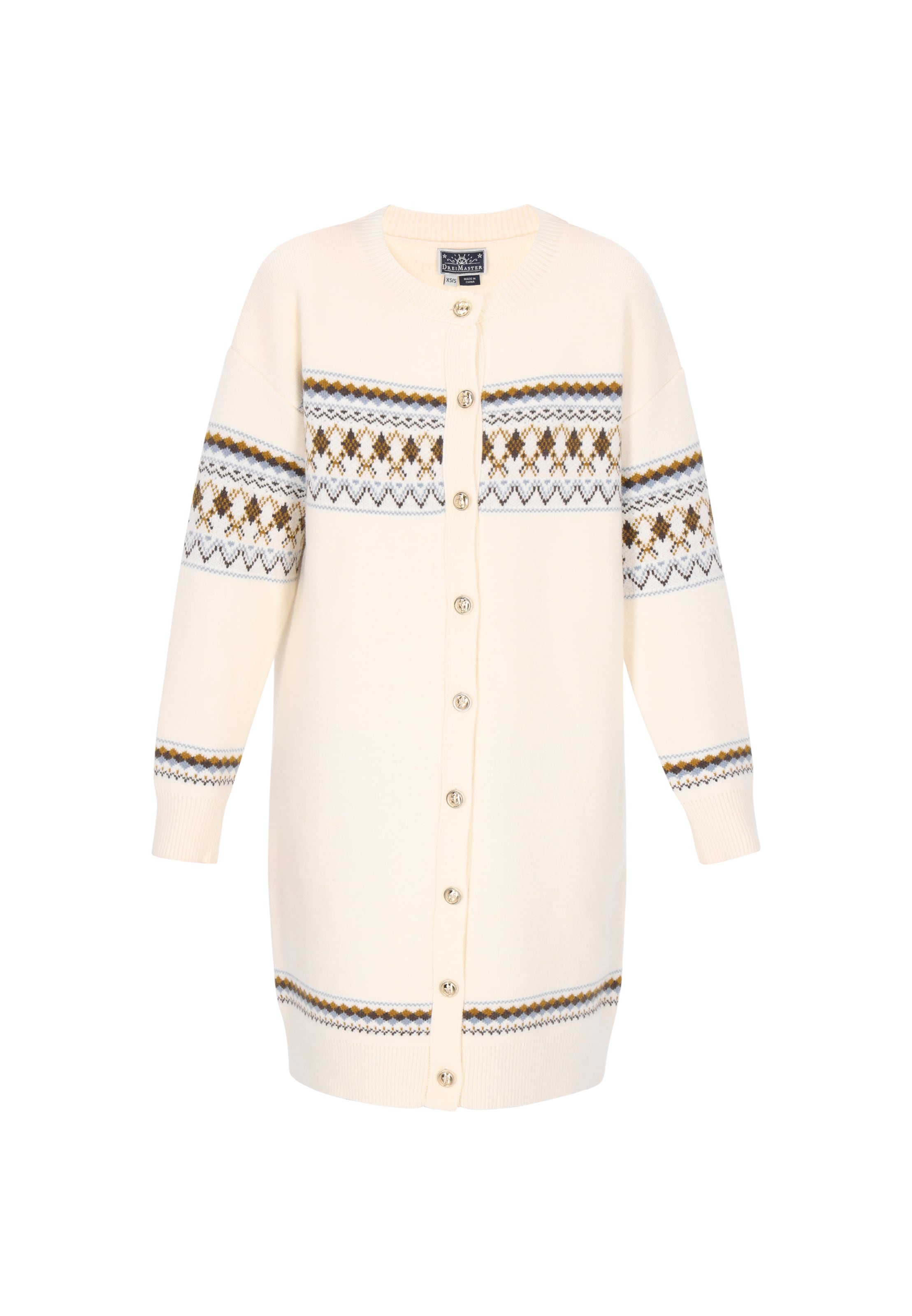 

DreiMaster Maritim Кардиган из трикотажа в цвете Off White, Natural White