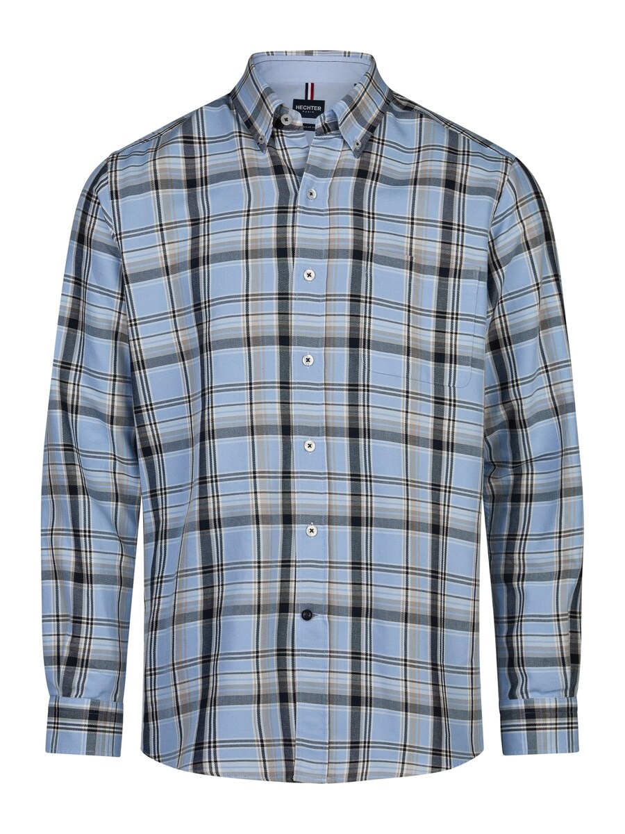 

Рубашка на пуговицах классического кроя HECHTER PARIS, Light blue