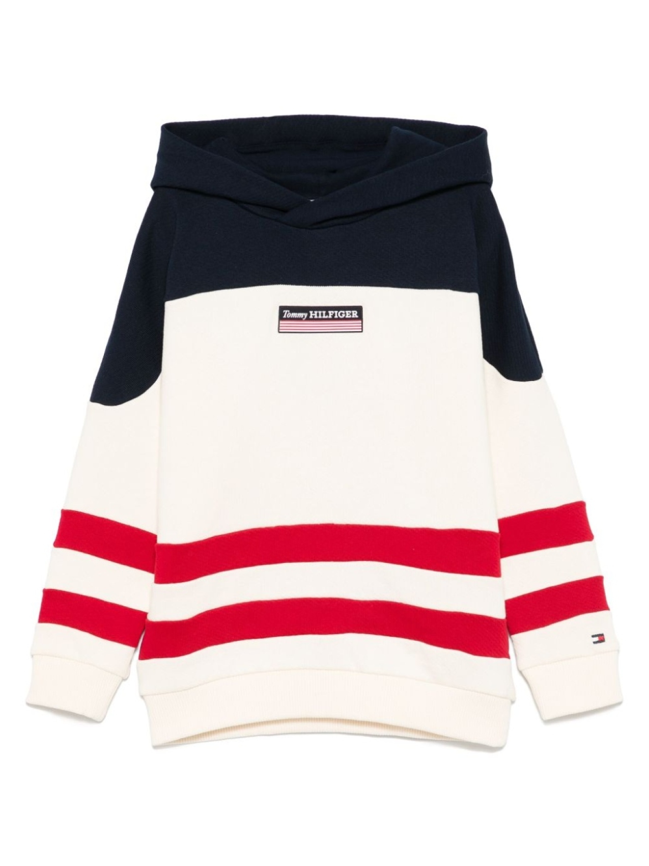 

Tommy Hilfiger Junior худи с нашивкой-логотипом, нейтральный цвет