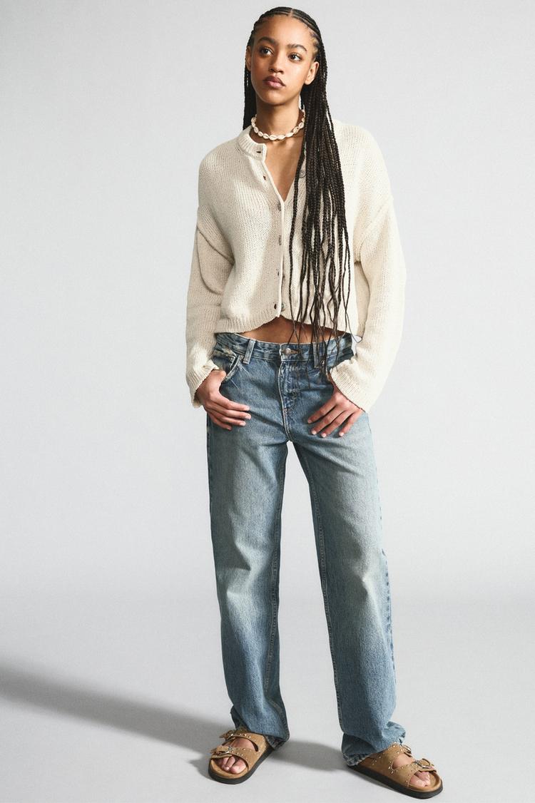 

Кардиган на пуговицах Pull And Bear, бежевый