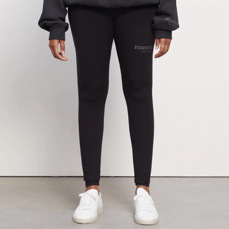Леггинсы Fear of God Essentials FW20 Athletic Leggings 'Black' — фото 3