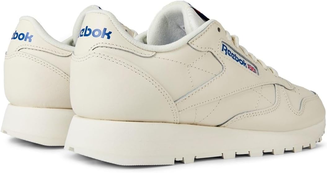 Мужские винтажные кроссовки Reebok Classic Leather 1983, красный/синий — фото 4