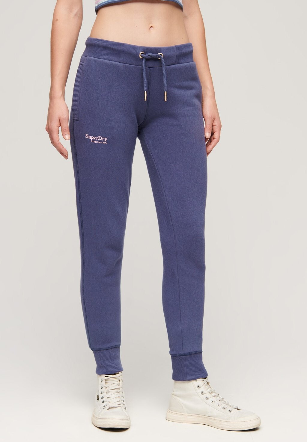 

Спортивные брюки ESSENTIAL LOGO JOGGERS Superdry, синий