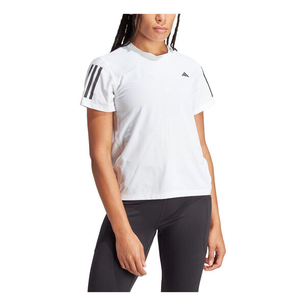

Футболка own the run t-shirt 'white' Adidas, белый