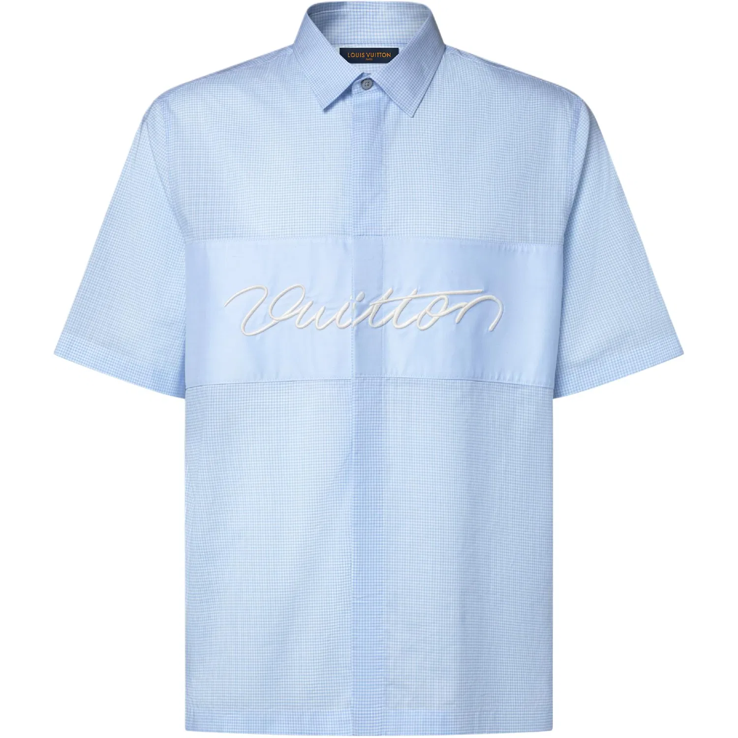 Рубашка мужская Blue Lapel Moderate LOUIS VUITTON