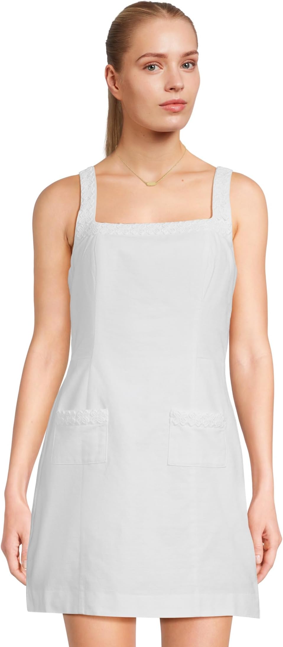 

Платье Lilly Pulitzer Isleen Skirted Rompers, цвет Resort White