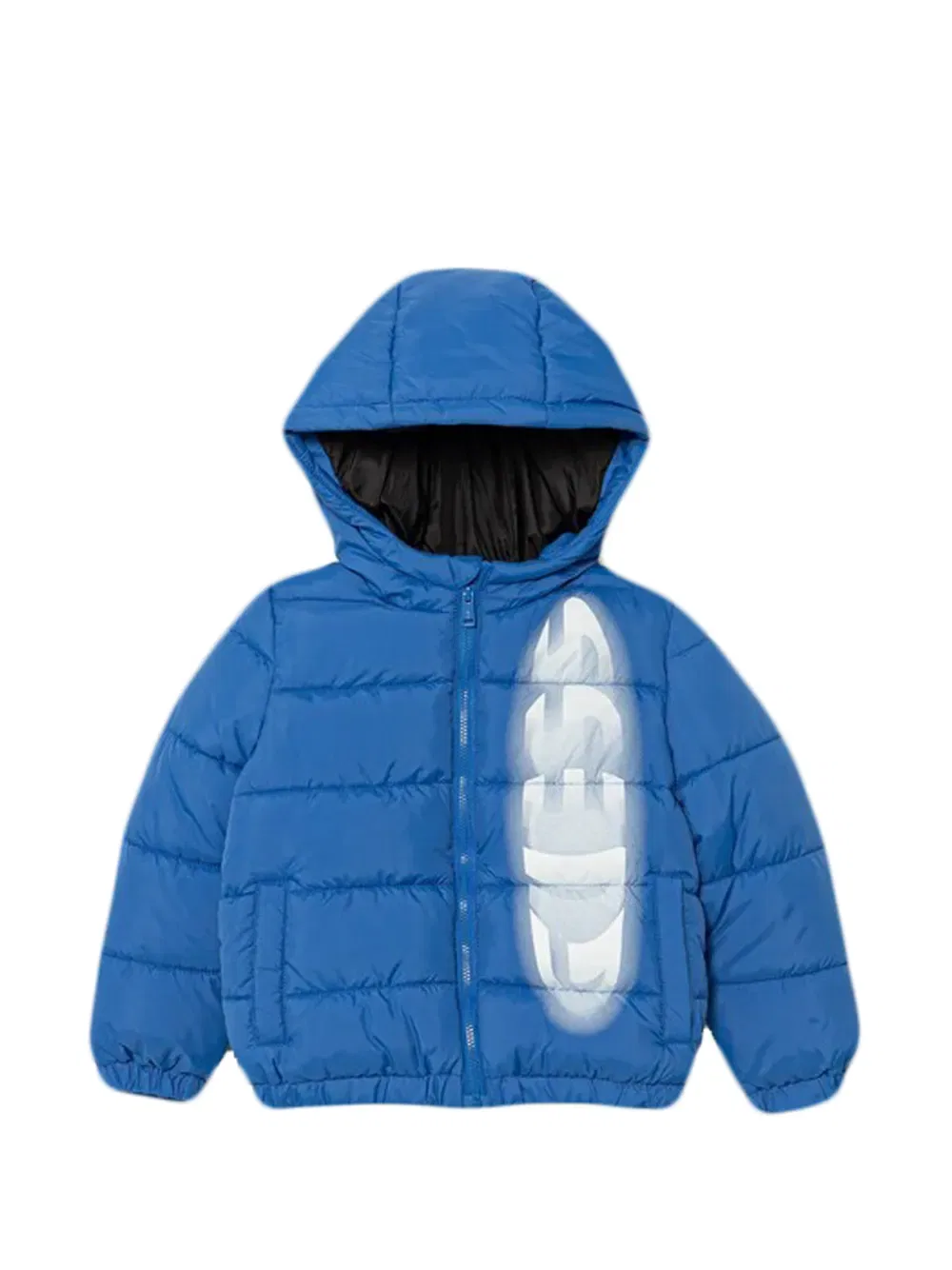 Стеганая куртка с логотипом Guess Kids, синий
