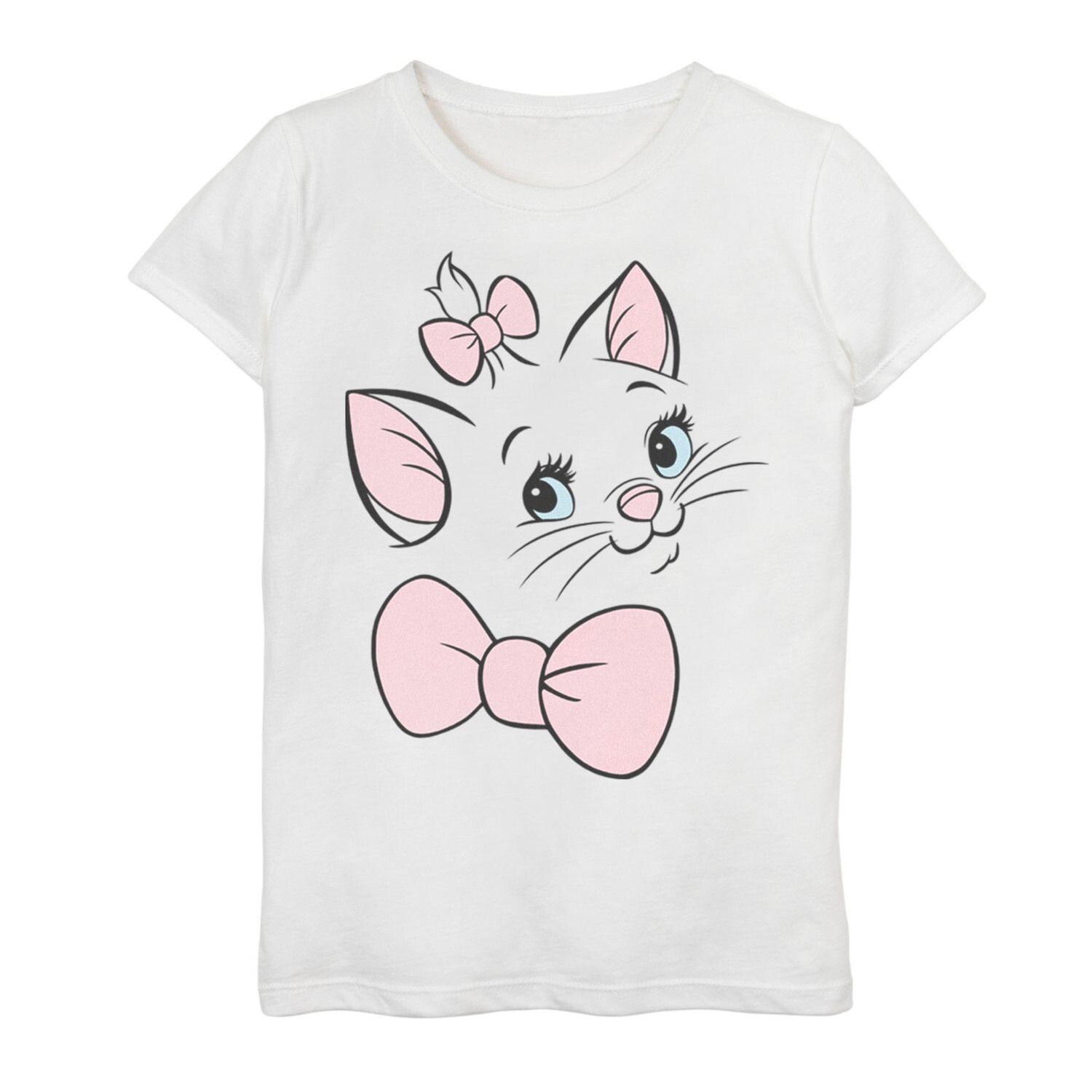 

Футболка с изображением милого котенка Disney's The Aristocats для девочек 7–16 лет Мари Disney