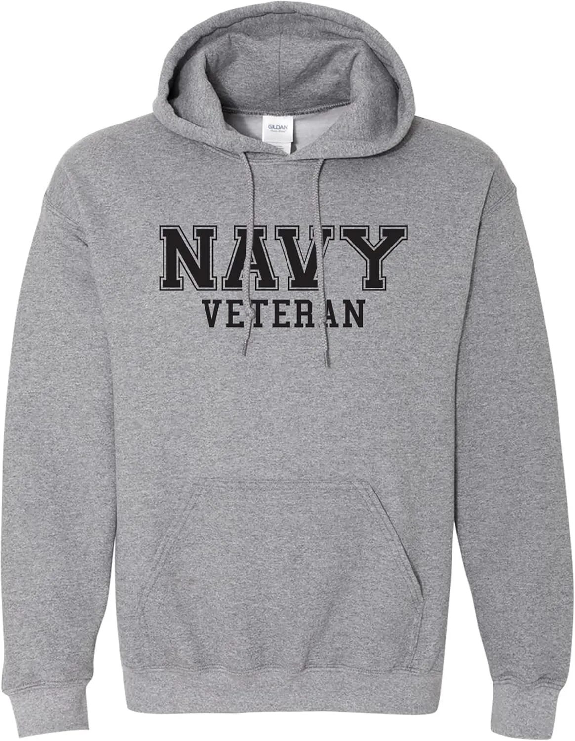 

Толстовка с капюшоном Zerogravitee NAVY Veteran с черным логотипом