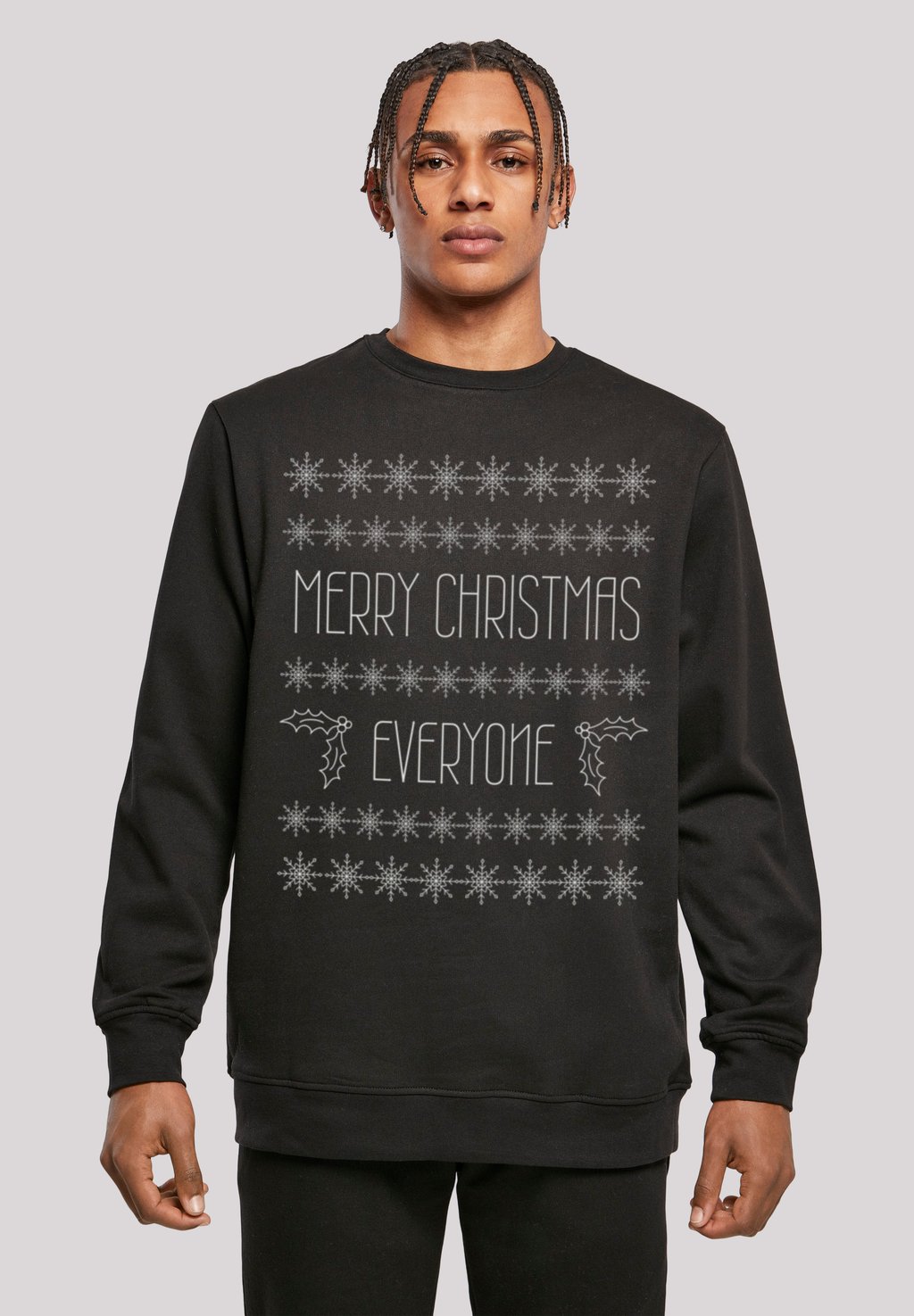 

Толстовка MERRY CHRISTMAS EVERYONE WEIHNACHTEN F4NT4STIC, черный