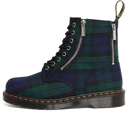 

Ботинки Dr. Martens 1460 Zip Tartan Lace Up Boots 'Blue Green' 26212758, зеленый