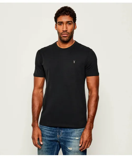 

Футболка с подтяжкой Slim fit All Saints, черный