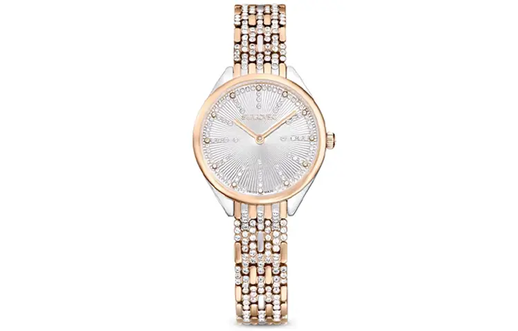

Swarovski Часы Wrist Watch Quartz Movement Metal Strap White Dial Women's Watch 5649987, Silver Dial