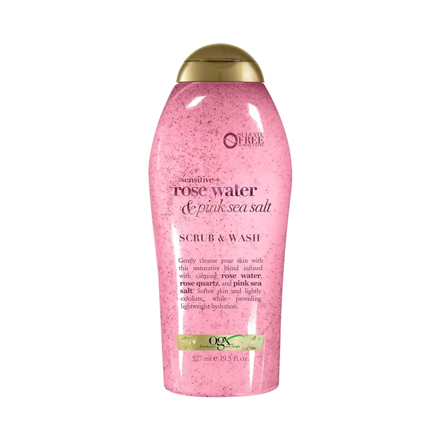 Мягкий скраб для тела OGX Pink Sea Salt & Rosewater Ogx