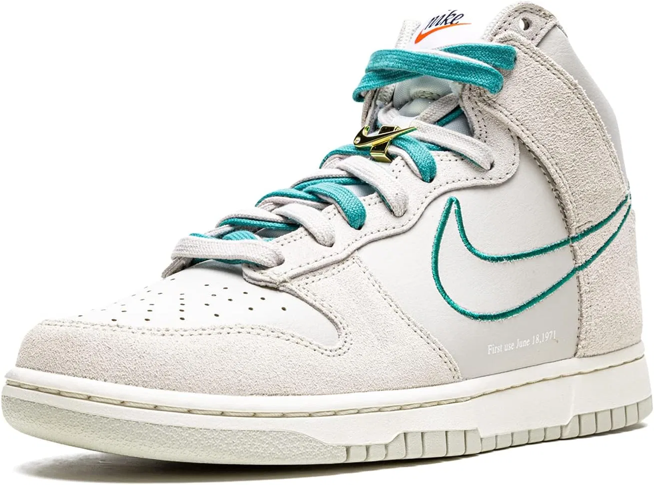 Кроссовки Nike Court Borough Mid Winter, Light Bone/Green Noise — фото 4