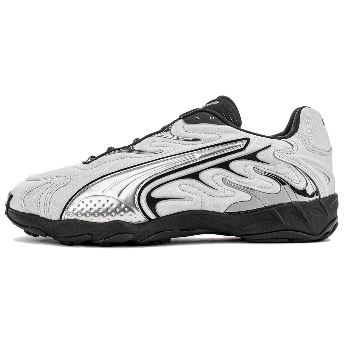 

PUMA Кроссовки Inhale с низким верхом, устойчивые к истиранию, мужские, серебристо-черные