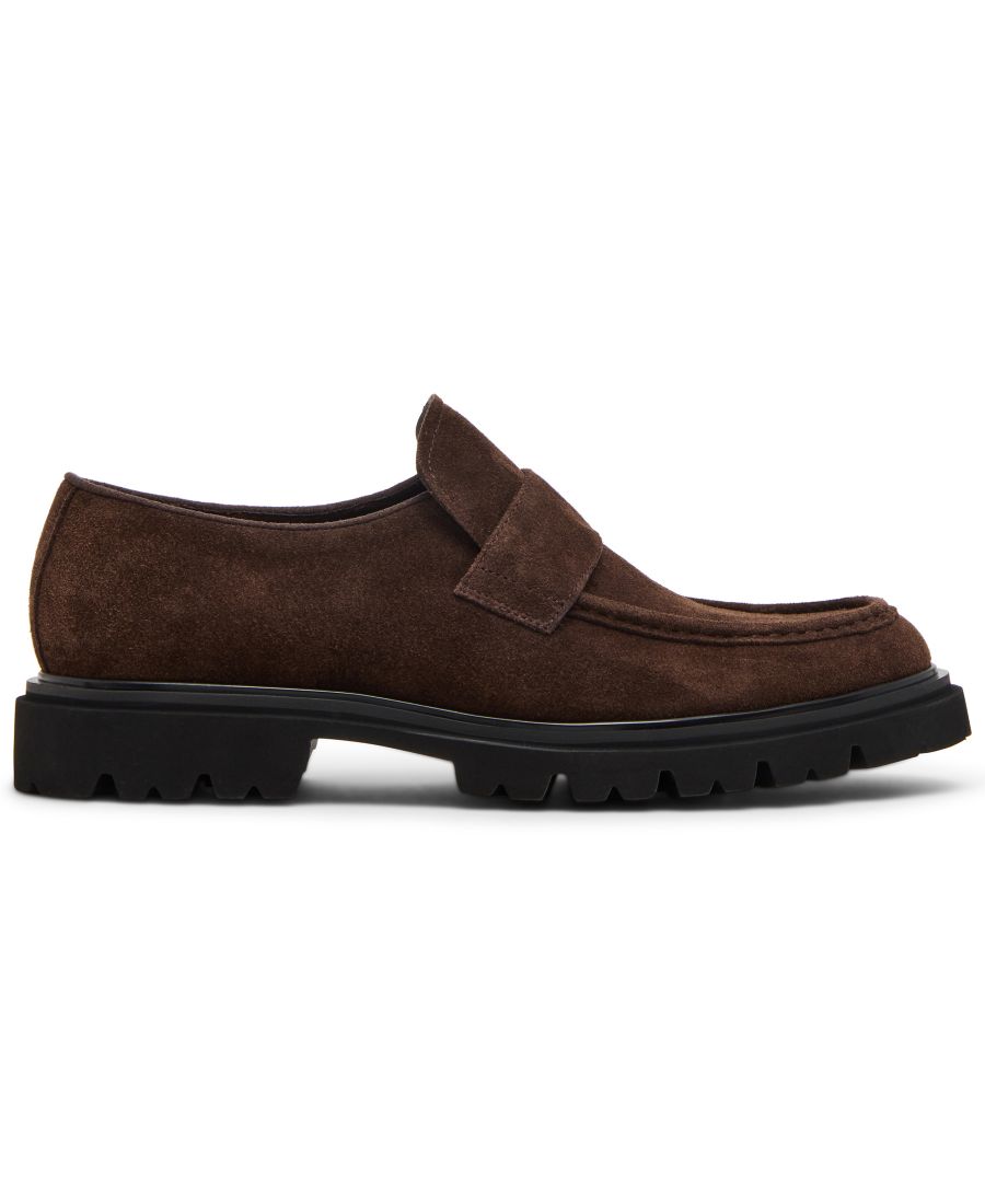 Мужские лоферы Riker с закругленным носком Steve Madden, Brown — фото 2