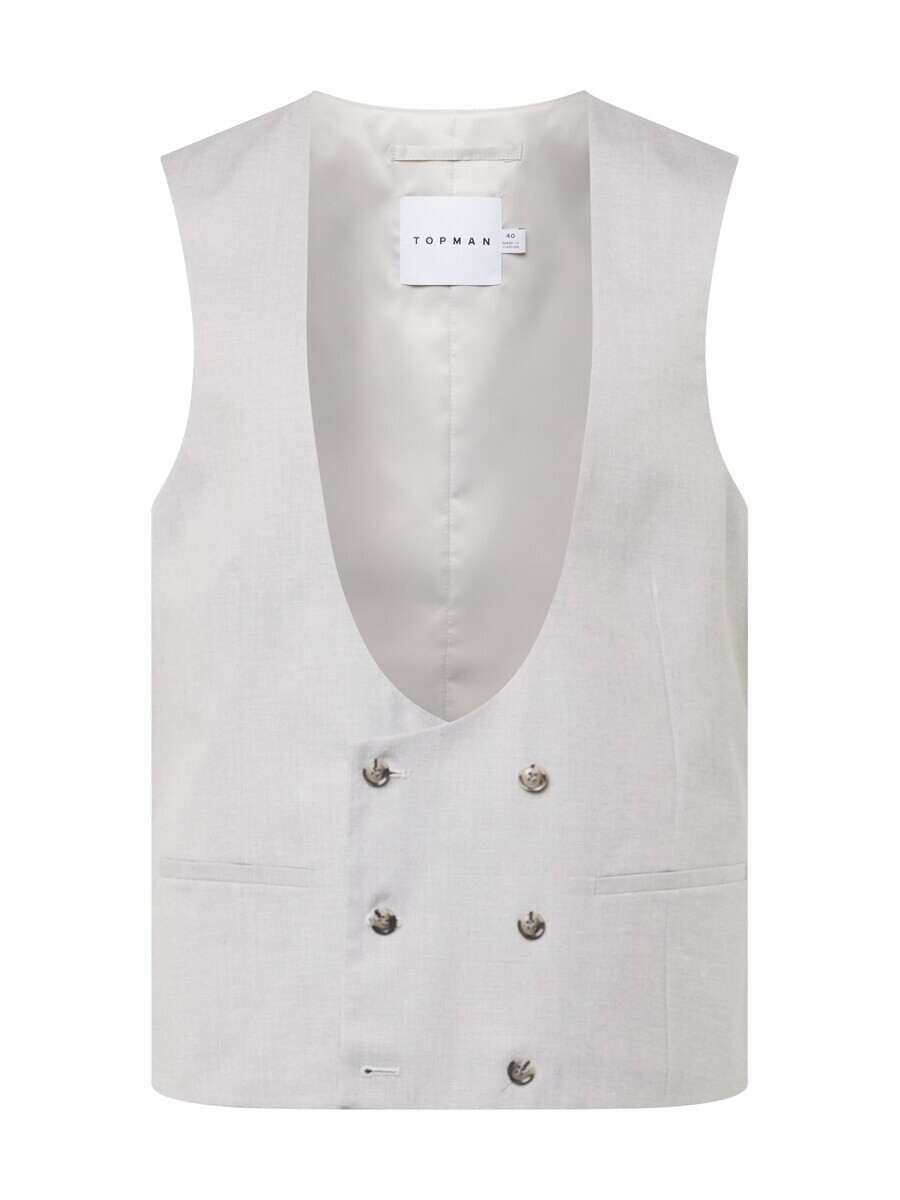 

Жилет TOPMAN Vest, светло-серый