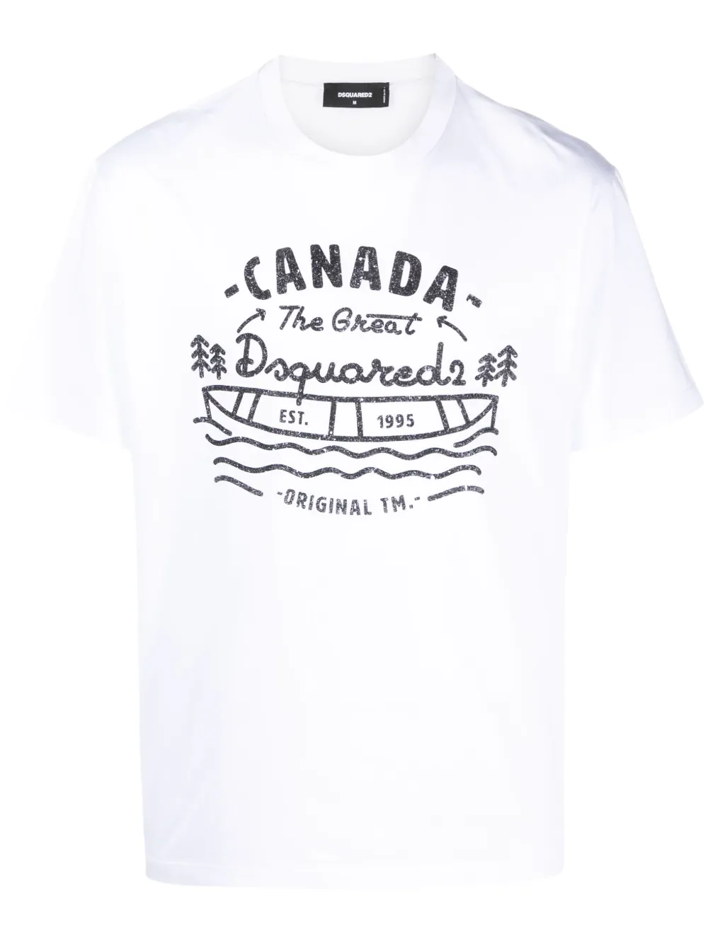 

Футболка с логотипом DSQUARED2, белый