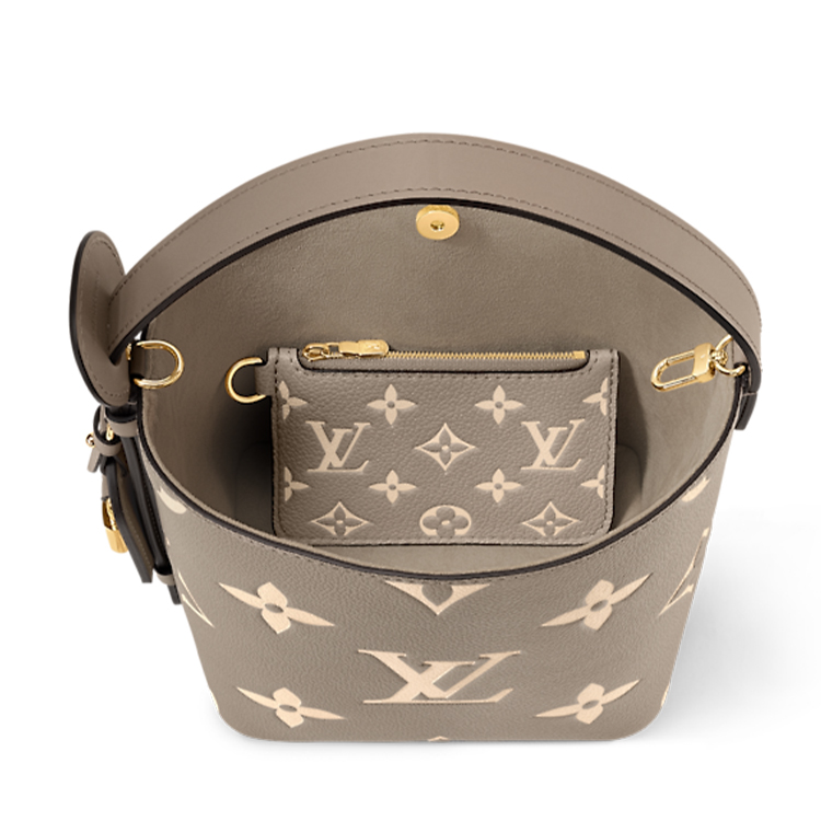 LOUIS VUITTON Женская сумка через плечо из коровьей кожи слоновой кости — фото 4