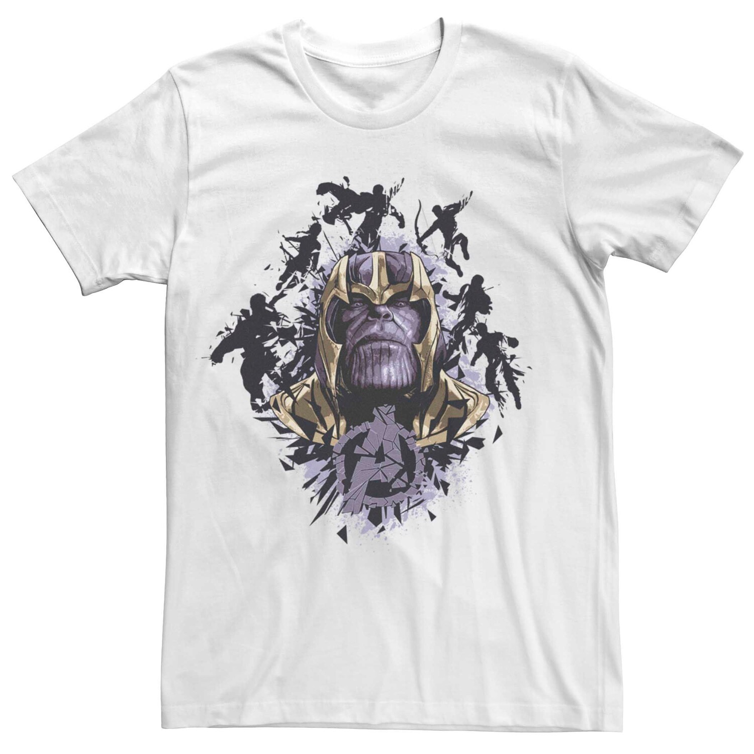 

Мужская футболка с портретом героев Marvel Avengers Endgame Thanos Licensed Character