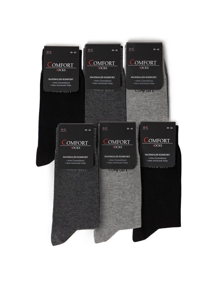 

Носки Occulto 6er Pack Komfort, цвет grau-mix