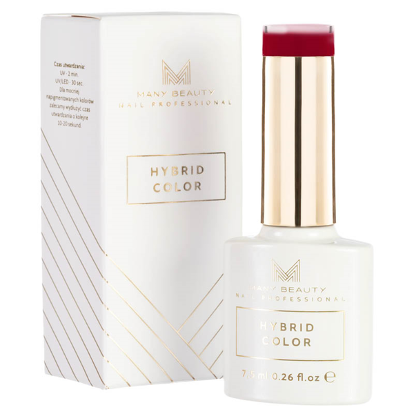 

Гибридный лак для ногтей 906 карминовая фантазия, 7,5 мл Many Beauty Nail professional hybrid color uv, цвет 906 - carmine fantasy