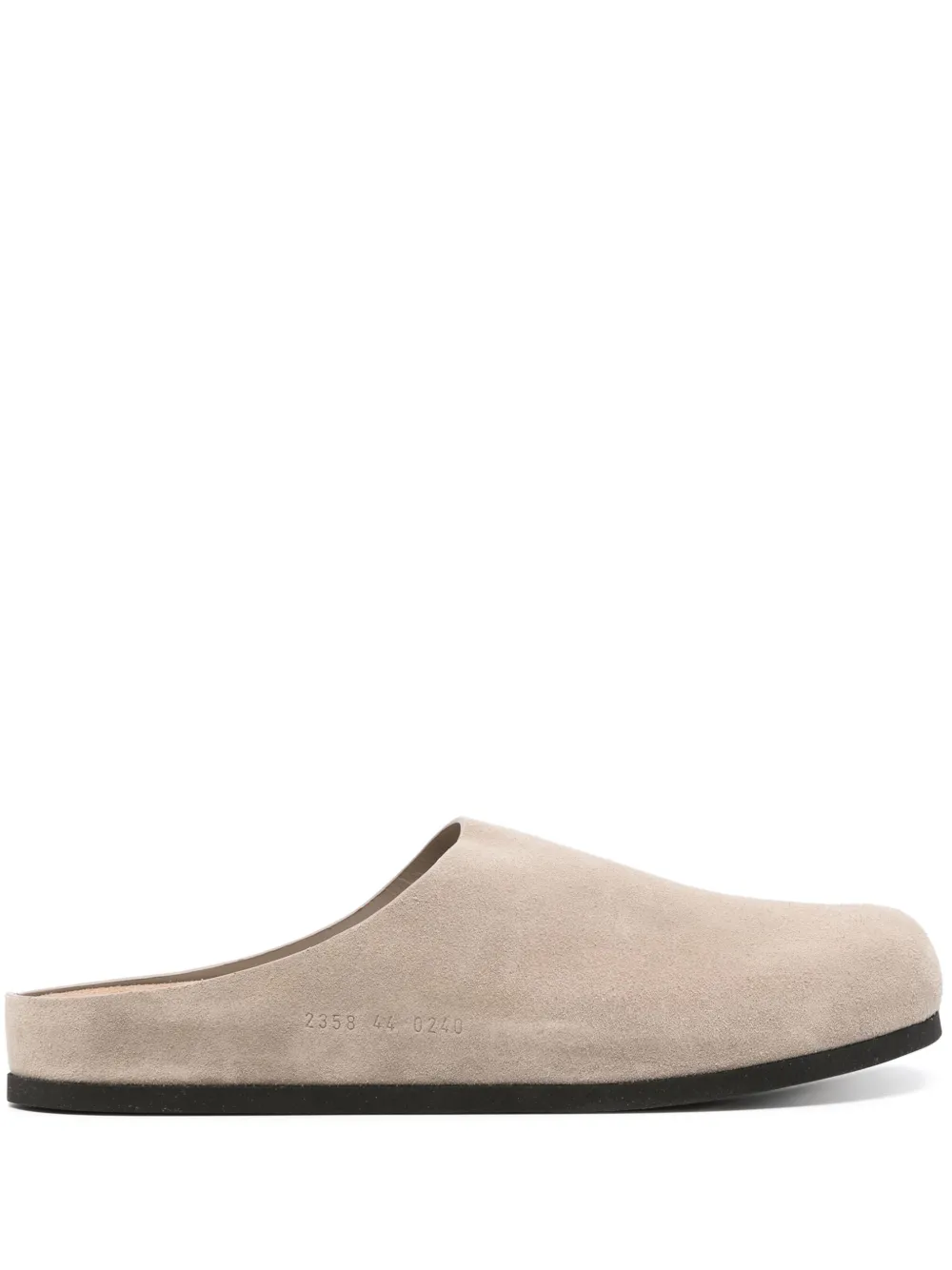 

Замшевые клоги Common Projects, нейтральный